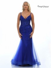 Photograph: Angel Forever Sequin Embellished Corset Mermaid Prom Dress (Royal Blue)