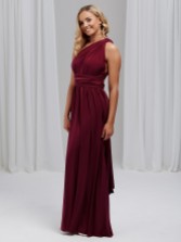 Photograph: Emily Rose Burgundy Multiway Bridesmaid Dress (Taille unique)