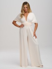 Photograph: Emily Rose Cream Multiway Bridesmaid Jumpsuit (One Size)