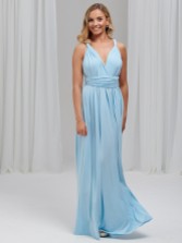 Photograph: Emily Rose Sky Blue Multiway Bridesmaid Dress (One Size)