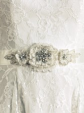 Photograph: Joyce Jackson Dawlish Embellished Floral Wedding Dress Belt