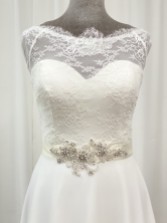 Photograph: Perfect Bridal Yasmin Beaded Floral Dress Belt