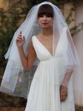 Photograph: Sahara Two Tier Diamante Veil with Pencil Edge