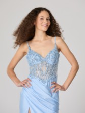 Photograph: Tiffanys Angelina Bleu pâle TFY Robe de bal de fin d'année