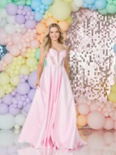 Photograph: Tiffanys Danielle Pink Prom Dress