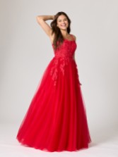 Fotograf: Tiffanys Luisa Rot TFY Abschlussballkleid