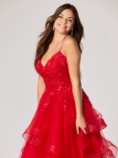 Fotograf: Tiffanys Nadia Rot TFY Abschlussballkleid