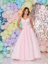 Photograph: Tiffanys Nancy Pink Prom Dress