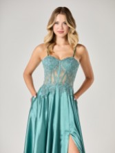 Photograph: Tiffanys Paloma Sage Green TFY Prom Dress