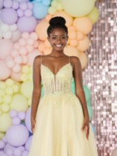 Photograph: Tiffanys Sabina Lemon Prom Dress
