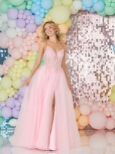 Photograph: Tiffanys Sabina Pale Pink Prom Dress