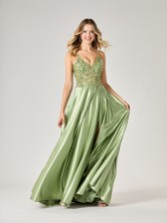 Photograph: Tiffanys Saylor Sage Green TFY Prom Dress