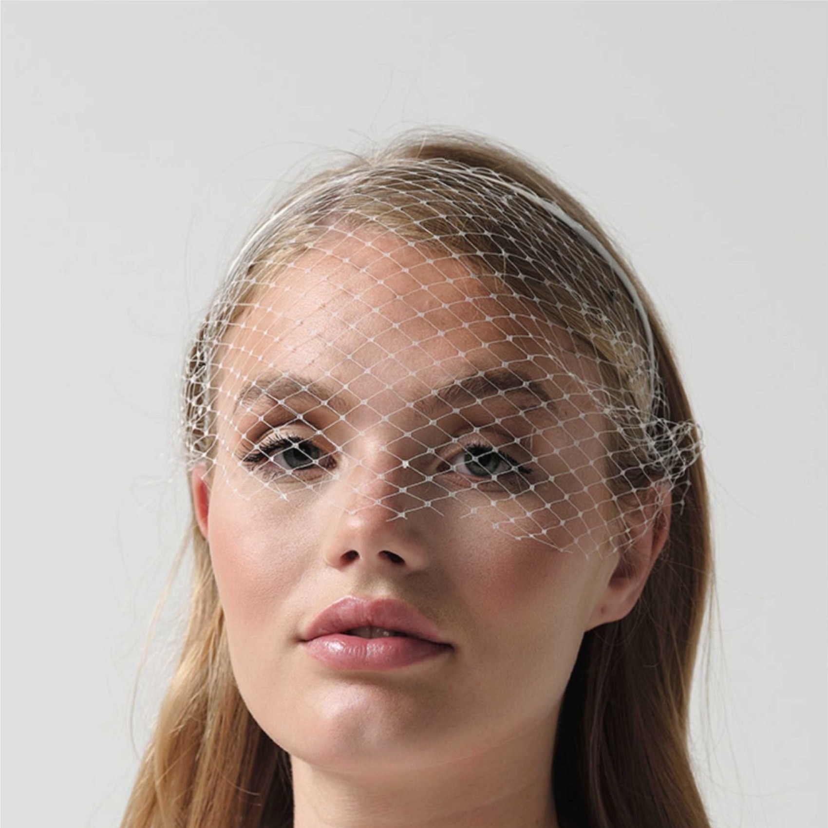 Nellie Plain Bridal Birdcage Veil