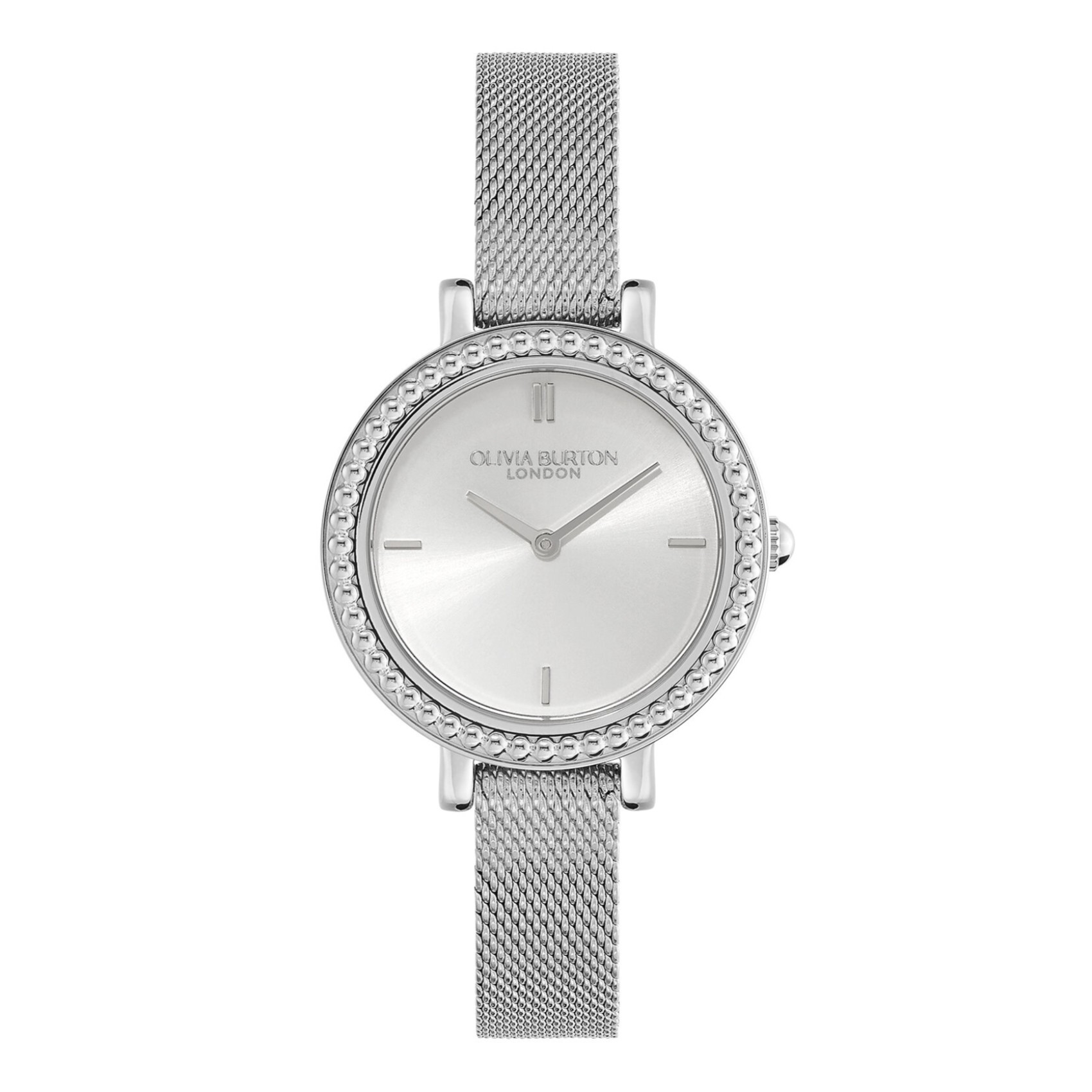 Olivia burton silver watch outlet