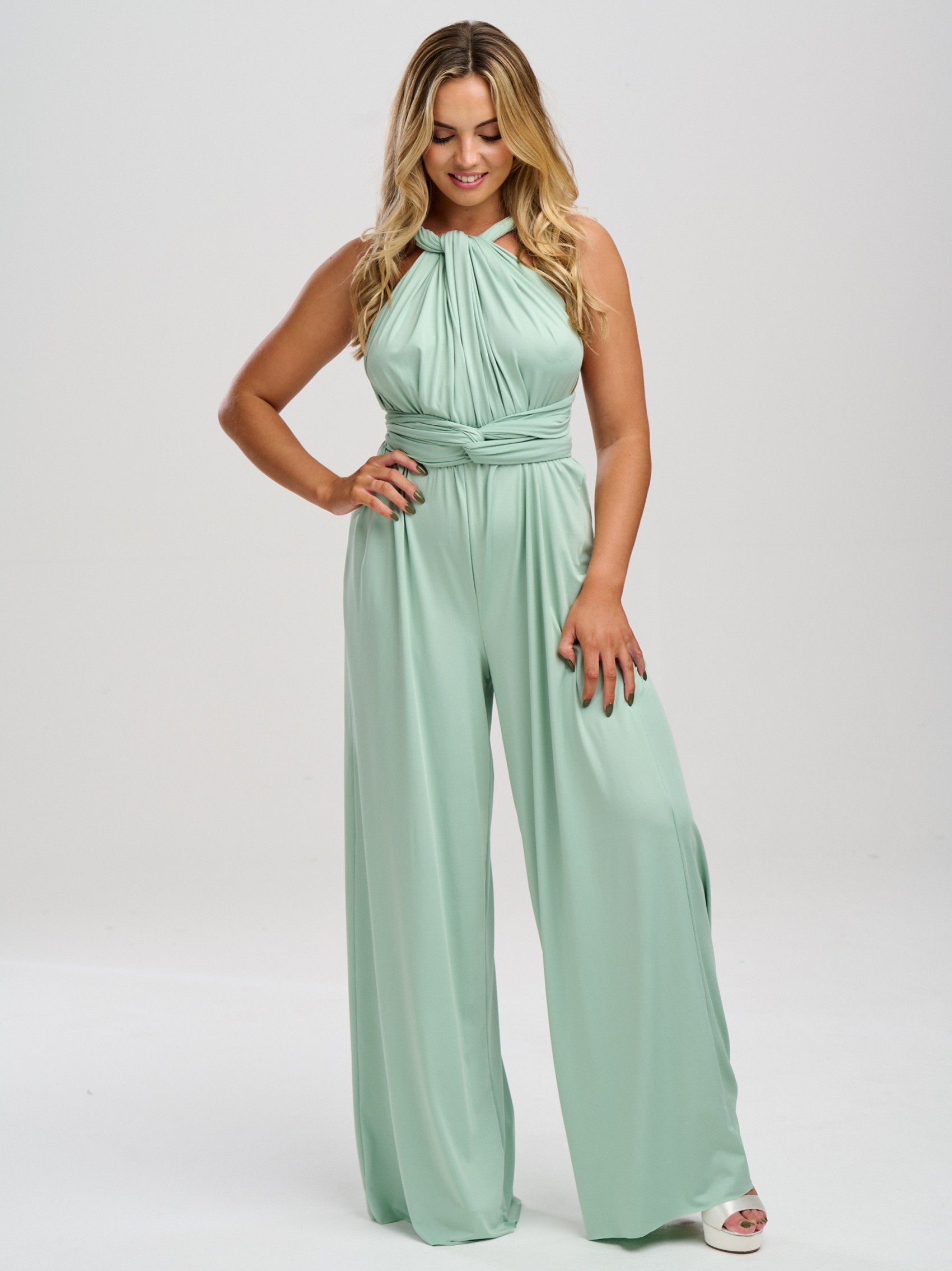 Emily Rose Mint Green Multiway Bridesmaid Jumpsuit