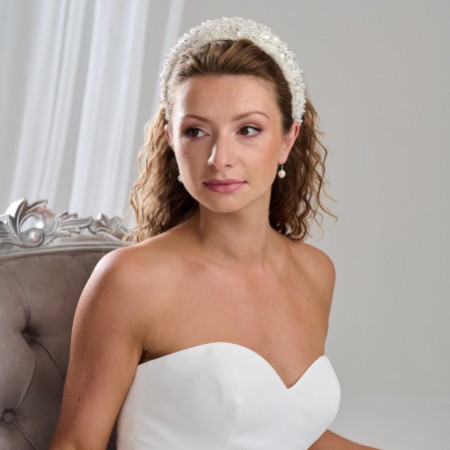 Arianna Arcadia Statement Beaded Headband AR746