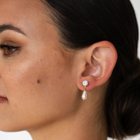 Arianna Pearl Teardrop Earrings ARE678