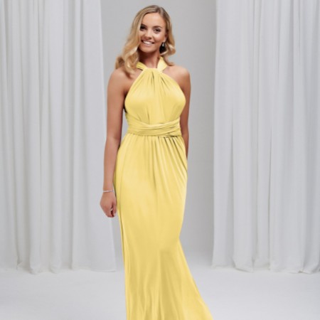Emily Rose Lemon Multiway Bridesmaid Dress (One Size)