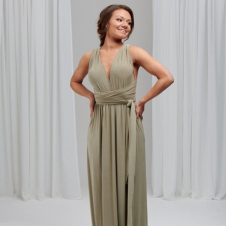 Emily Rose Sage Green Multiway Bridesmaid Dress (One Size)