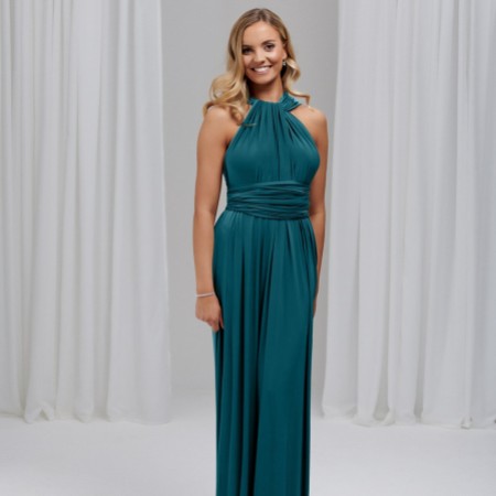 Emily Rose Teal Multiway Bridesmaid Dress (One Size)