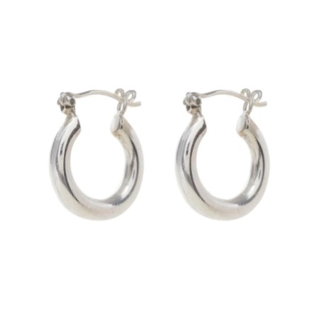 Freya Rose Silver Mini Hoop Earrings
