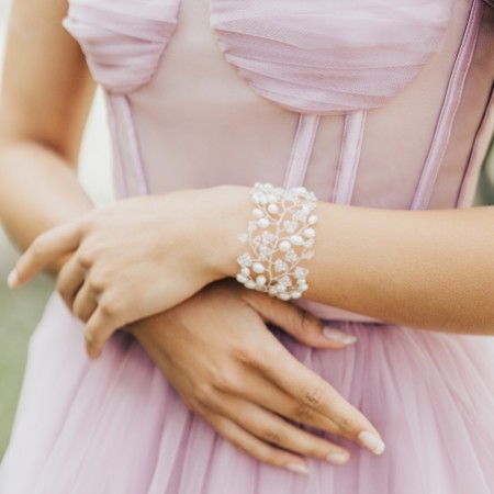 Hermione Harbutt May Blossom Cuff Bracelet