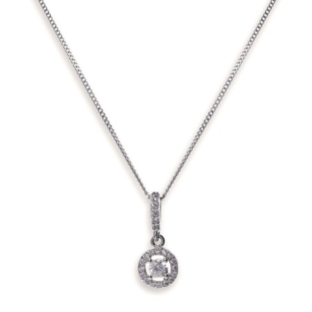 Ivory and Co Balmoral Crystal Pendant Necklace
