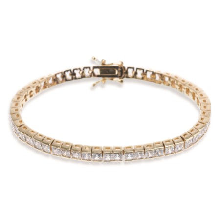 Ivory and Co Elegance Cubic Zirconia Wedding Bracelet (Gold)