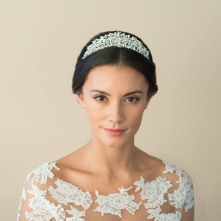 Ivory and Co Eternal Classic Pearl and Crystal Bridal Tiara