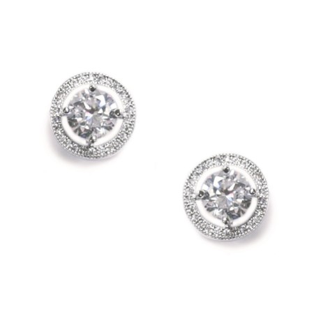 Ivory and Co Hampton Cubic Zirconia Stud Earrings