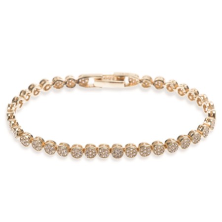 Ivory and Co Modena Gold Crystal Embellished Wedding Bracelet