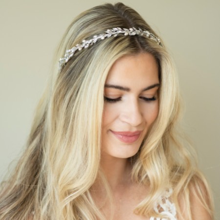 Ivory and Co Moonshine Silver Pearl and Crystal Headband