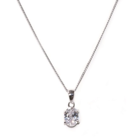 Ivory and Co Rapture Cubic Zirconia Pendant Necklace