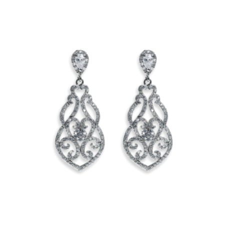 Ivory and Co Sorrento Vintage Crystal Drop Earrings