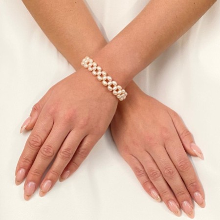 Lilieta Freshwater Pearl Bridal Bracelet