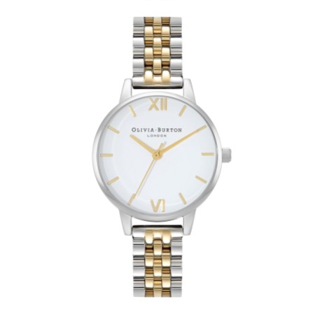 Olivia Burton Classic 30mm Gold and Silver Bracelet Watch
