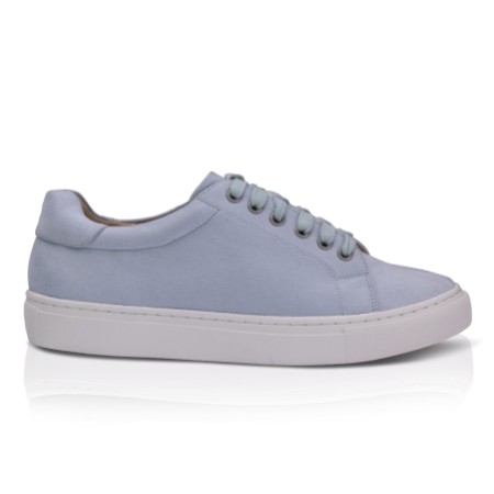 Perfect Bridal Madison Blue Suede Wedding Trainers