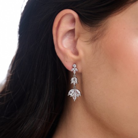 Tanzania Cubic Zirconia Drop Earrings