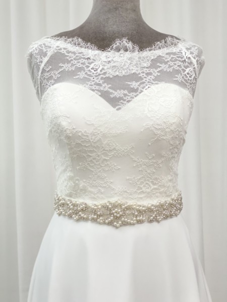 Perfect Bridal Lola Pearl and Crystal Embellished Dress Belt