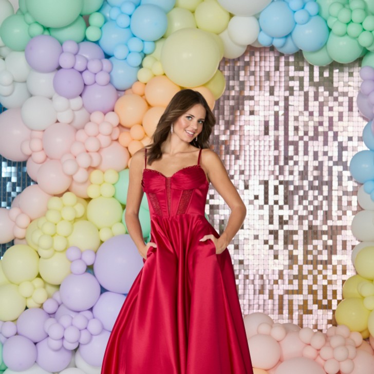 Abito da ballo rosso Tiffanys Danielle