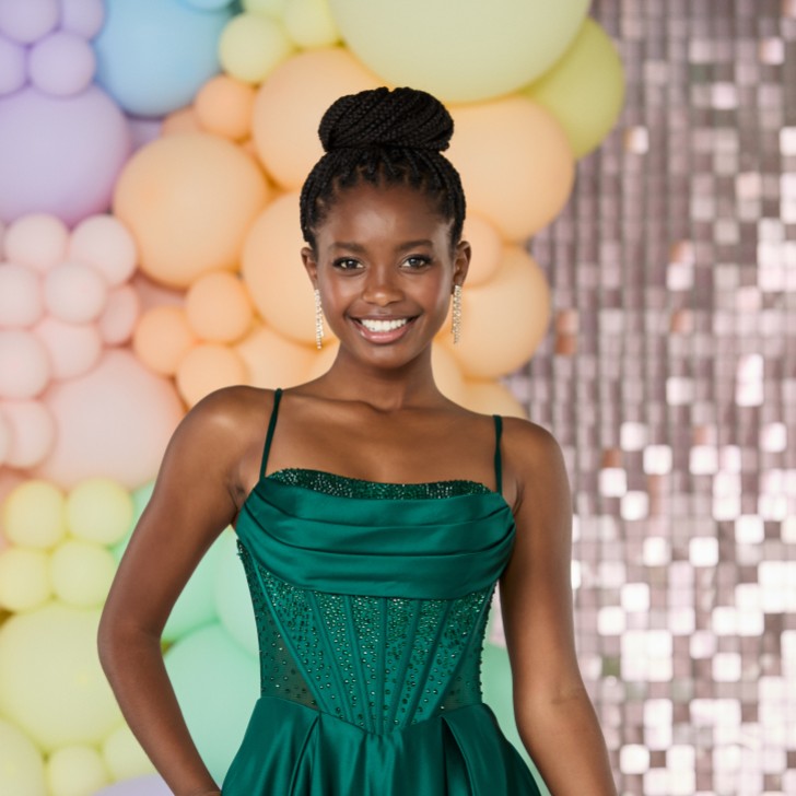 Abito da ballo Tiffanys Sally verde scuro