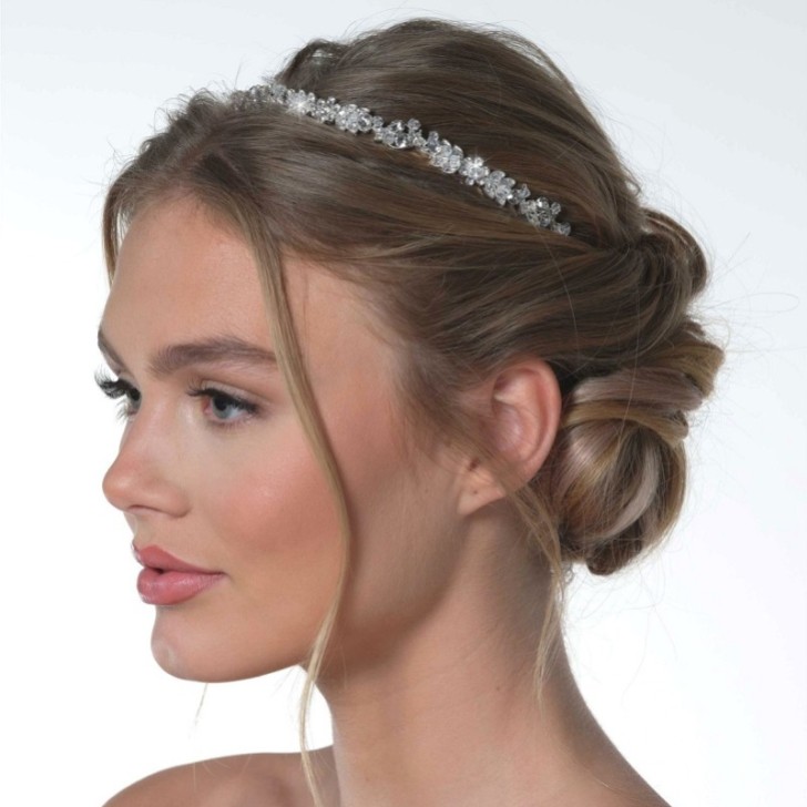 Alice Silber Vintage inspiriert Kristall Stirnband