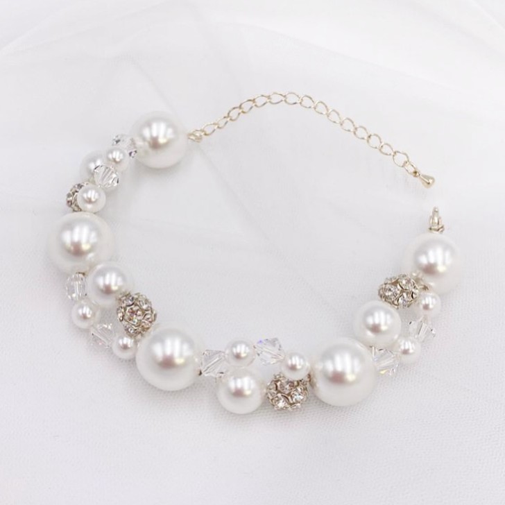 Arianna Bracciale Mira con perle e cristalli ARW614