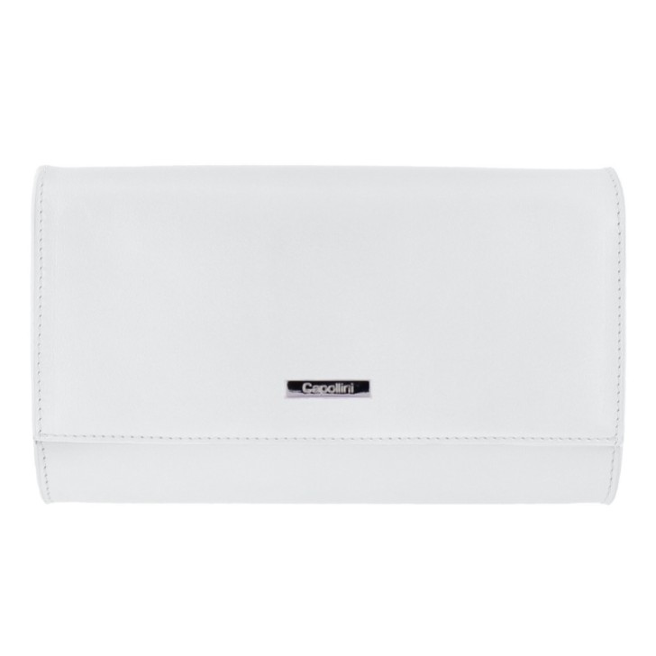 Capollini Pochette in pelle argento