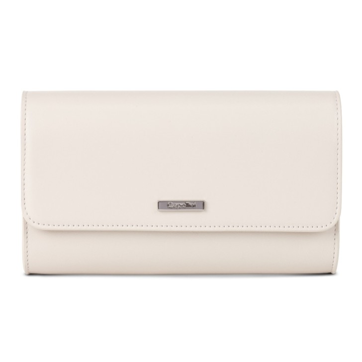 Capollini Porcelain Leather Clutch Bag