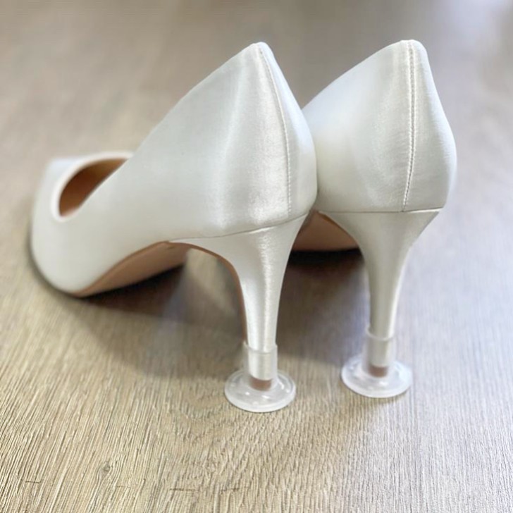 Clean Heels Tappi per tacchi trasparenti (medi)