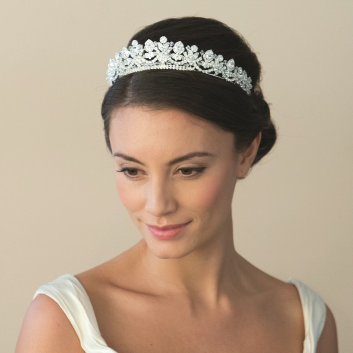 Ivory and Co Alexandra Silver Crystal Embellished Bridal Tiara