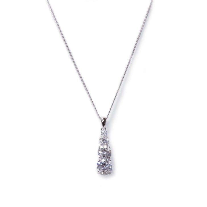 Ivory and Co Berkley Crystal Pendant Necklace