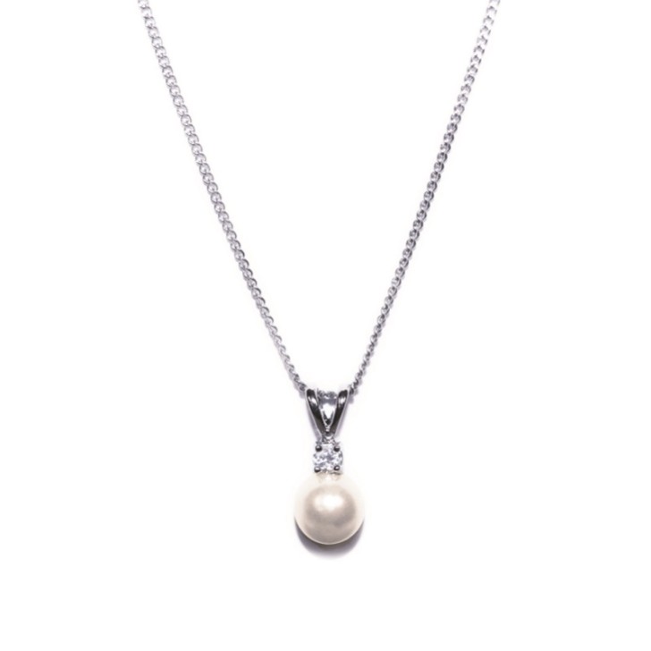 Ivory and Co Collana classica con ciondolo di perle