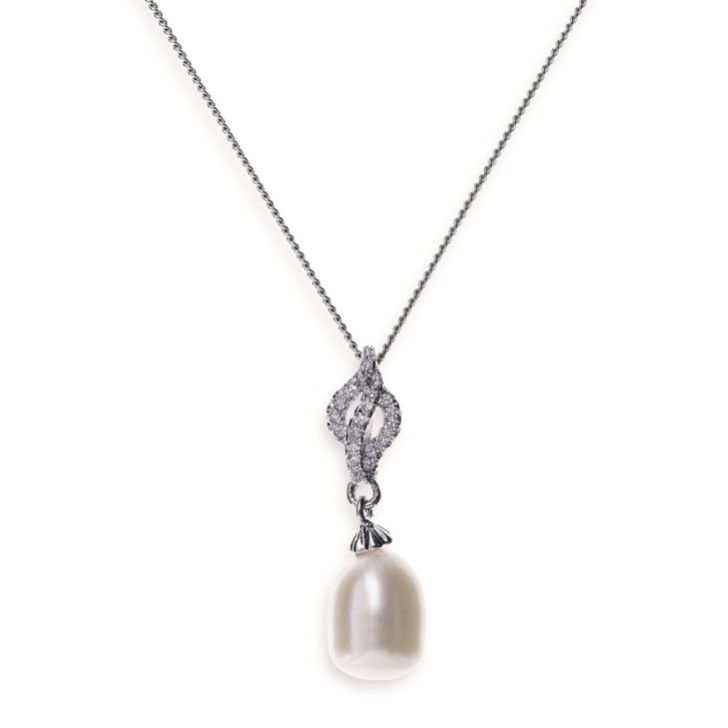 Ivory and Co Collana con ciondolo di perle di Lisbona